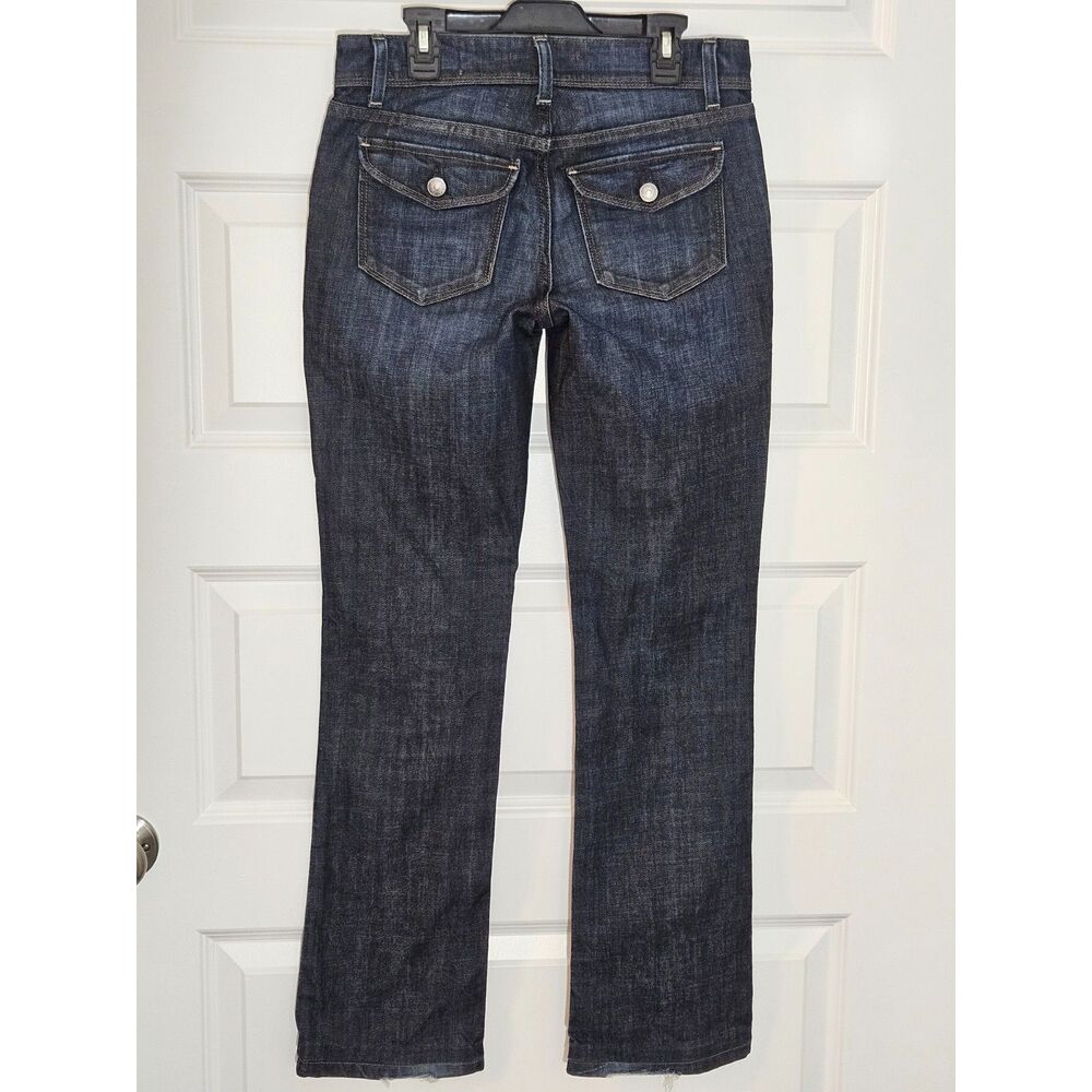 Gap Boot Cut Cotton Denim Jeans Low Rise Dark Wash 1R